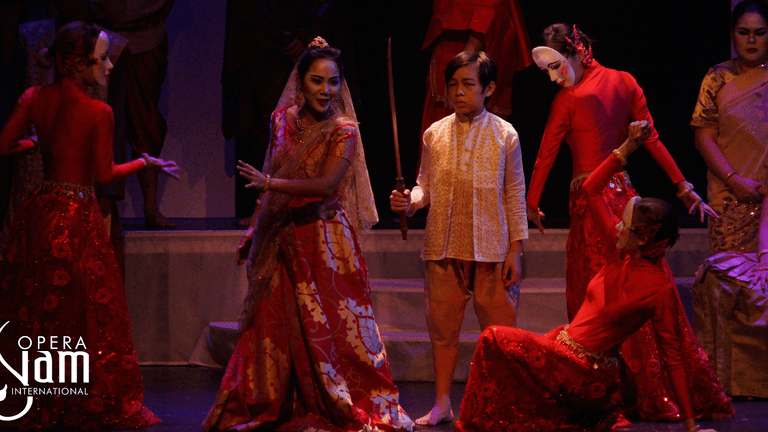Opera Siam's production of "The Silent Prince," showcasing Somtow Sucharitkul's groundbreaking opera in a vibrant, cultural performance setting.