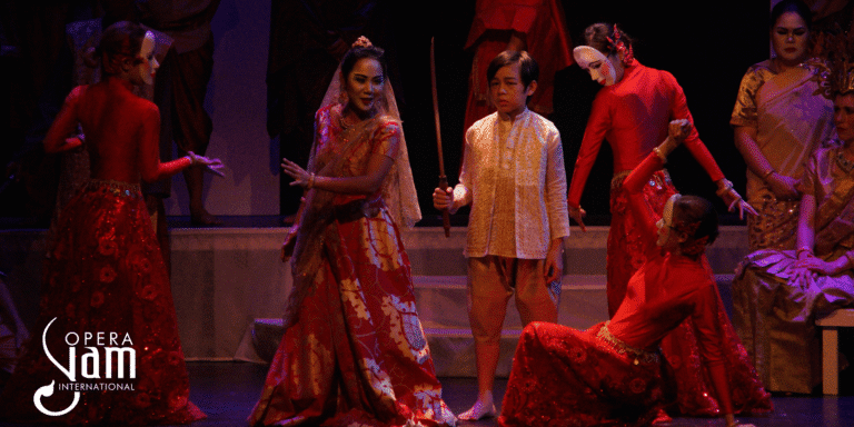 Opera Siam's production of "The Silent Prince," showcasing Somtow Sucharitkul's groundbreaking opera in a vibrant, cultural performance setting.